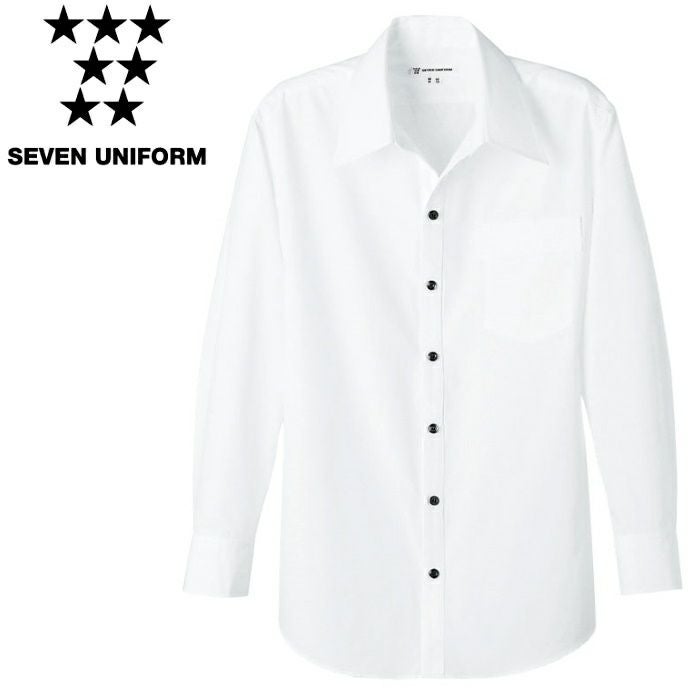WH7612 スキッパーカラーシャツ SEVEN UNIFORM セブンユニフォーム S