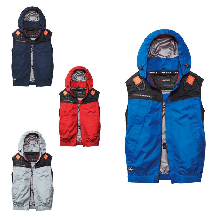 AC1194 エアークラフトACフーディベスト（ユニセックス） BURTLE バートル