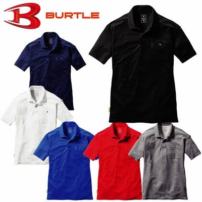 167 半袖ポロシャツ ユニセックス BURTLE バートル 作業服 ポロシャツ 