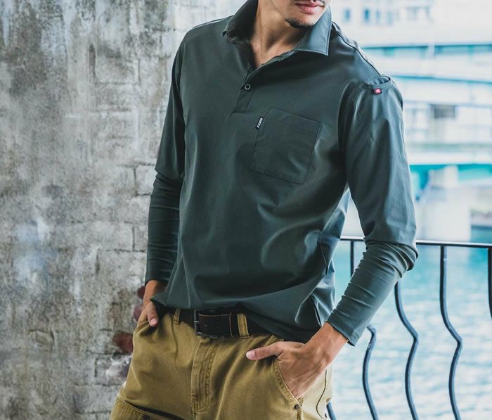 235 長袖シャツ ユニセックス BURTLE バートル 作業服 ナイロンシャツ 作業着