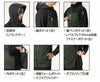3230 ストレッチパーカ（ユニセックス） BURTLE バートル 防寒着 S～XXL ポリエステル100％ ストレッチニット