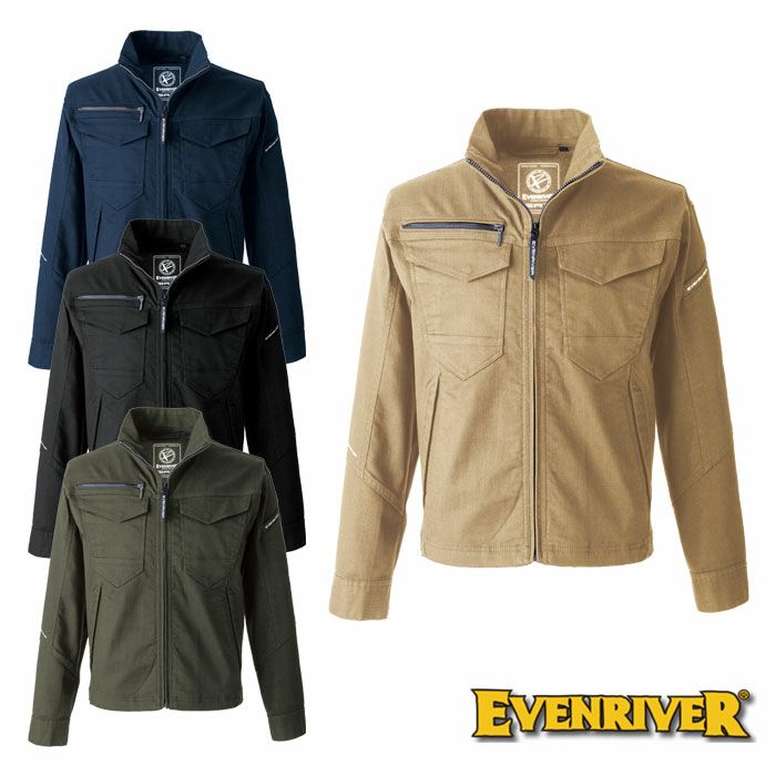 EVENRIVER|USD1507 エクストリームストレッチマックスデニムブルゾン
