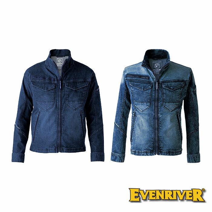 EVENRIVER|USD1507 エクストリームストレッチマックスデニムブルゾン