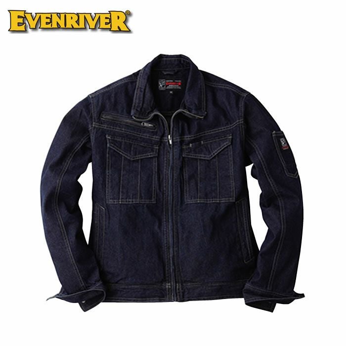 SR-4006D スタンダードシャツ インディゴブルー EVENRIVER イーブン