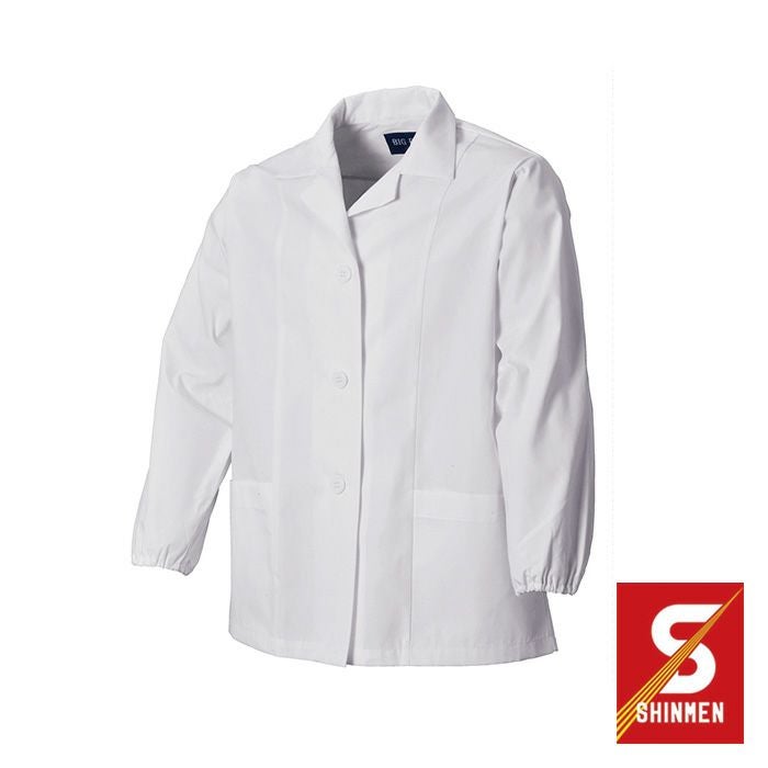 13000 女性用襟付き長袖 SHINMEN シンメン 秋冬作業服 作業着 S～4L 素材：ポリエステル65%・綿35%（ポプリン）