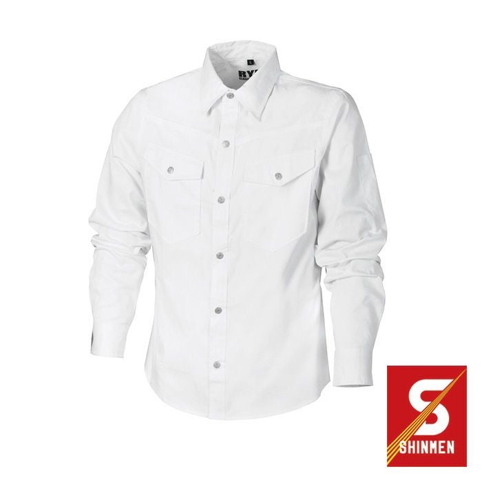 SHINMEN|シンメン|99500 綿ストレッチ長袖シャツ|作業服通販SSS-UNIFORM