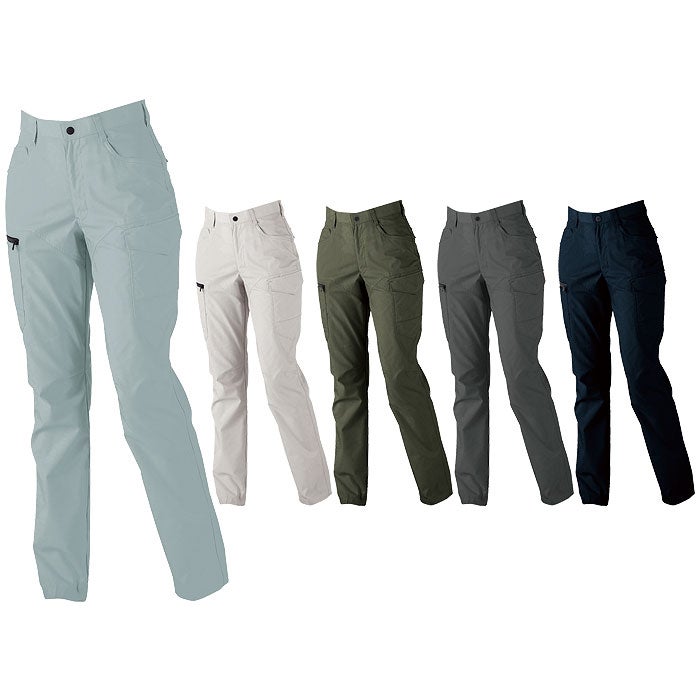 1779 レディスラットズボン XEBEC ジーベック 春夏作業服 作業着 7～19号 ポリエステル75％・綿25％ エコストレッチリップ