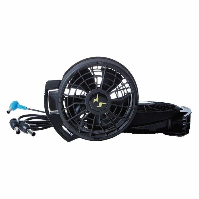 RD9410PH 24V仕様ななめファンセット（ハイパワーファン2個・ケーブル1本） サンエス ビックボーン 大川被服 アタックベース 春夏作業服 作業着 空調風神服専用