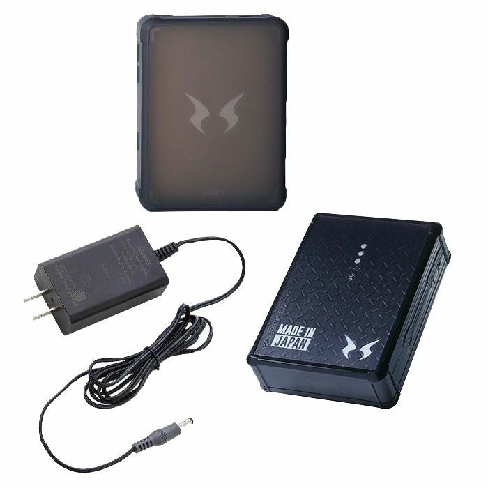 RD9291J リチウムイオンバッテリーセット（4セルバッテリー・充電器・バッテリーソフトケース） サンエス ビックボーン 大川被服 アタックベース 春夏作業服 作業着 空調風神服専用