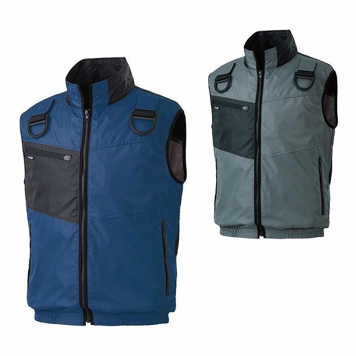 KF95990G フルハーネス用ベスト サンエス SUN-S 空調風神服専用 春夏 作業服 作業着 S～8L ポリエステル100％