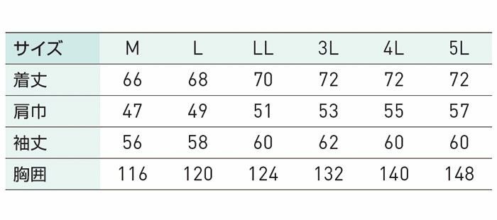 KF92191 長袖ブルゾン サンエス SUN-S 空調風神服専用 春夏 作業服 作業着 M～5L ポリエステル75％・綿25％