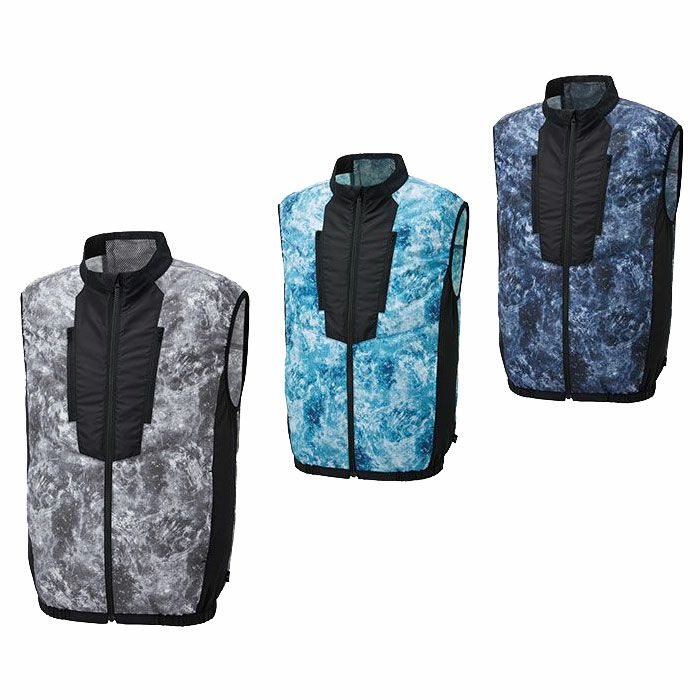 KF92372 ベスト サンエス SUN-S 空調風神服専用 春夏 作業服 作業着 M～5L ポリエステル100％ タフタ