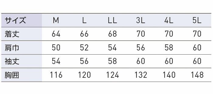 KF92181 長袖ブルゾン サンエス SUN-S 空調風神服専用 春夏 作業服 作業着 M～5L 綿100％