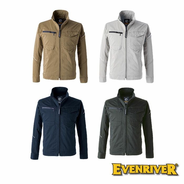 EVENRIVER|イーブンリバー|US1607 ソリッドストレッチジャケット|作業