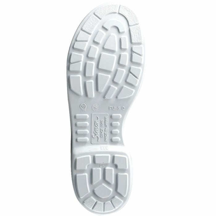 7511 白制電靴 Simon シモン 安全靴・安全短靴 制電靴 23.5cm～28.0cm 29.0cm～30.0cm