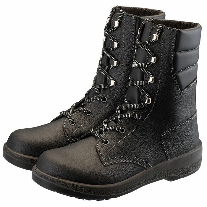 7533 黒 長編上靴 Simon シモン 安全靴・安全長編上げ 23.5cm～28.0cm