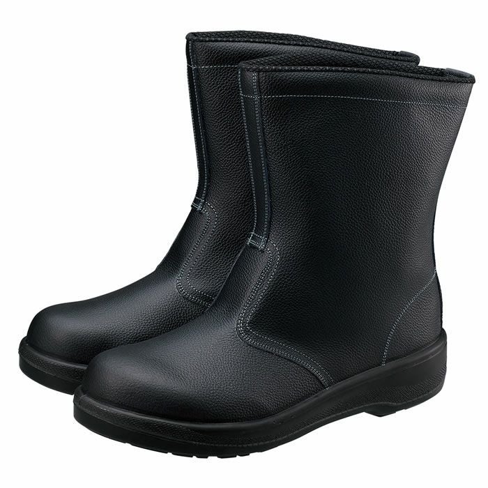 7544 黒 半長靴 Simon シモン 安全靴・安全半長靴 23.5cm～28.0cm