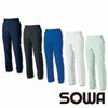 969-99 スラックス ノータック 脇ゴム 桑和 SOWA 春夏 作業服 作業着 GS～G3L S～6L ポリエステル90％・綿10％ サマー裏綿