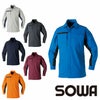 9528-02 長袖シャツ 桑和 SOWA 春夏 作業服 作業着 SS～8L ポリエステル55％・複合繊維40％・綿5％ 平織裏綿