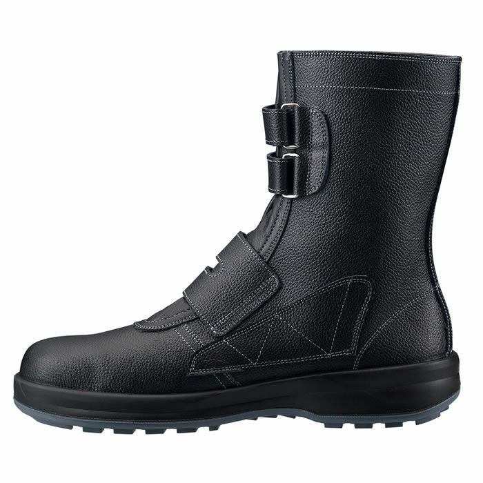 SS38 長編上靴 マジック式 黒 Simon シモン 安全靴 安全中編上げ 23.5cm～30.0cm