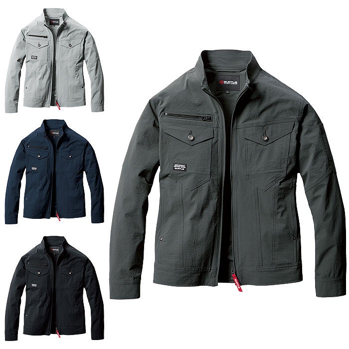 5031 ジャケット ユニセックス BURTLE バートル 春夏 作業服 作業着 S～5L ナイロン（CORDURA）88％・ポリウレタン12％ コーデュラ4WAYストレッチリップ