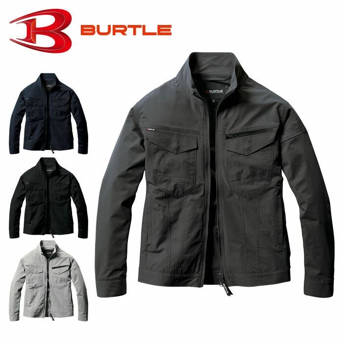 1901 ジャケット ユニセックス BURTLE バートル 春夏 作業服 作業着 S～5L 複合繊維ポリエステル71％・ポリエステル29％ エコ4WAYストレッチダブルウィーブ