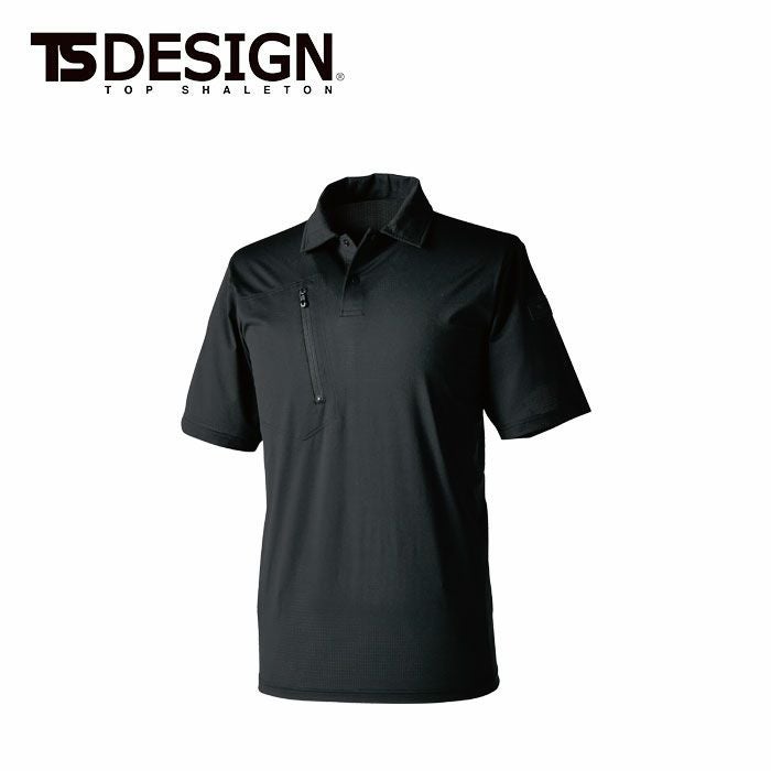 8565 TS DEOドッツショートスリーブポロシャツ TSDESIGN 藤和 TSデザイン 作業服 春夏 半袖ポロシャツ 作業着 S～6L ポリエステル88％・ナイロン12％ TS DEOドッツ