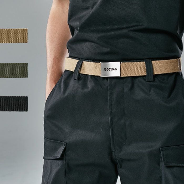 84930 コットンベルト TSDESIGN ＴＳデザイン 作業服 ベルト 作業着 フリー（全長120㎝） 綿