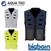 AT501 アクアウォーターベスト スリークォーターズ BIGBORN ビッグボーン 春夏 作業服 熱中症対策 S～5L ポリエステル100％ アクアテックシェル