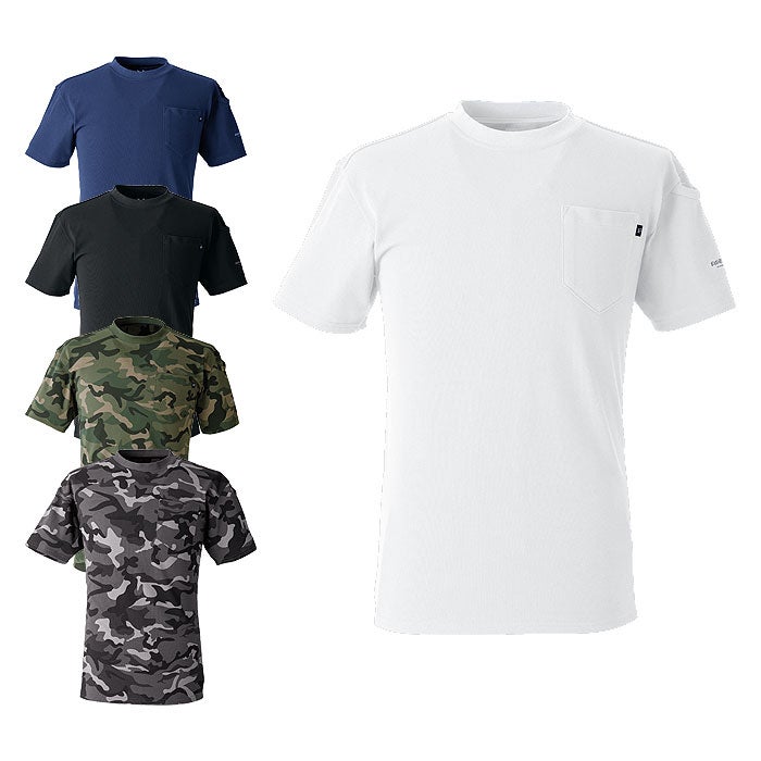 NRS116 ヘビーウエイTシャツ（半袖） EVENRIVER イーブンリバー M～4L 綿70％・ポリエステル30％