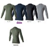 GTE06 アイスコンプレッションロングTシャツ EVENRIVER イーブンリバー 春夏 作業服 作業着 M～3L ナイロン75％・ポリウレタン25％