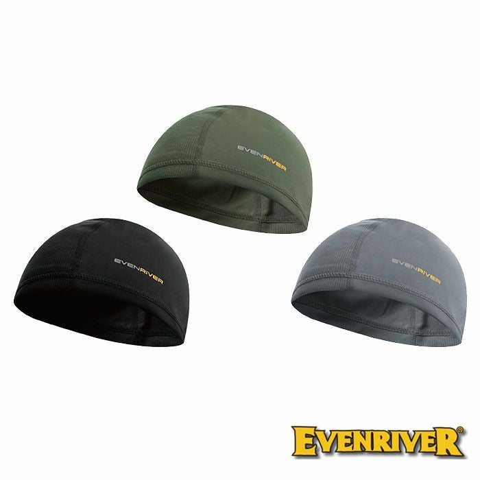 GTE01 アイスコンプレッションインナーキャップ EVENRIVER イーブンリバー 春夏 作業服 作業着 F フリーサイズ ナイロン75％・ポリウレタン25％