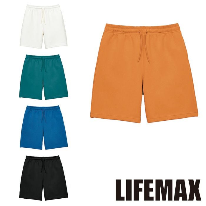 MP6411 8.5オンスダンボールニットハーフパンツ（ポリジン加工） LIFEMAX BONMAX 作業服 作業着 カジュアルウェア M～L 綿48％・ポリエステル44％・ポリウレタン8％ ダンボールニット