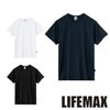 MS1164 5.6オンスリサイクルポリエステルTシャツ（ポリジン加工） LIFEMAX BONMAX 作業服 作業着 カジュアルウェア S～XXL ポリエステル100％ 天竺
