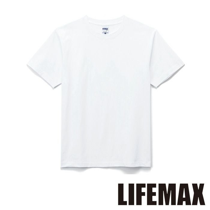 MS1148 ヘビーウェイトTシャツ（ホワイト） LIFEMAX BONMAX 作業服 作業着 カジュアルウェア 100～XXL 綿100％ 天竺