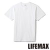 MS1161W 5.6オンスハイグレードコットンTシャツ（ホワイト） LIFEMAX BONMAX 作業服 作業着 カジュアルウェア XS～XL 綿100％ 天竺