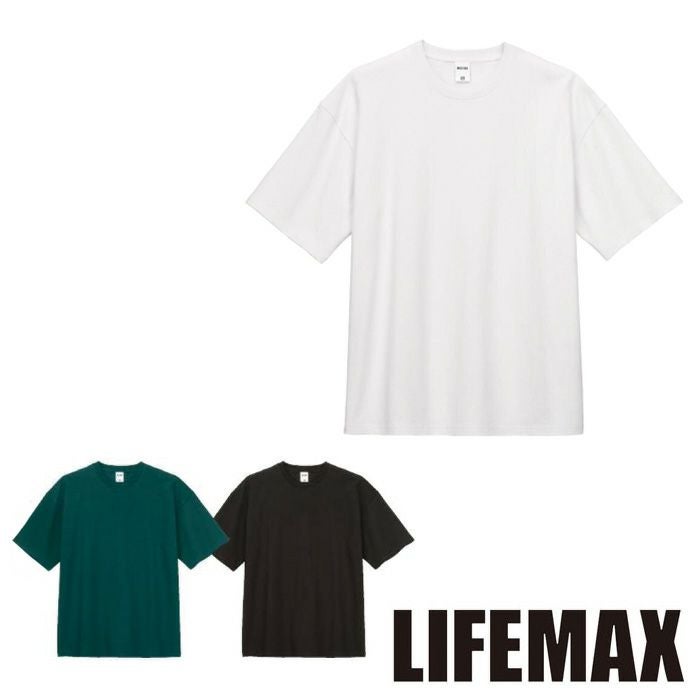 MS1166 10.2オンススーパーヘビーウェイトビッグシルエットTシャツ LIFEMAX BONMAX 作業服 作業着 カジュアルウェア M～XL 綿100％ 天竺