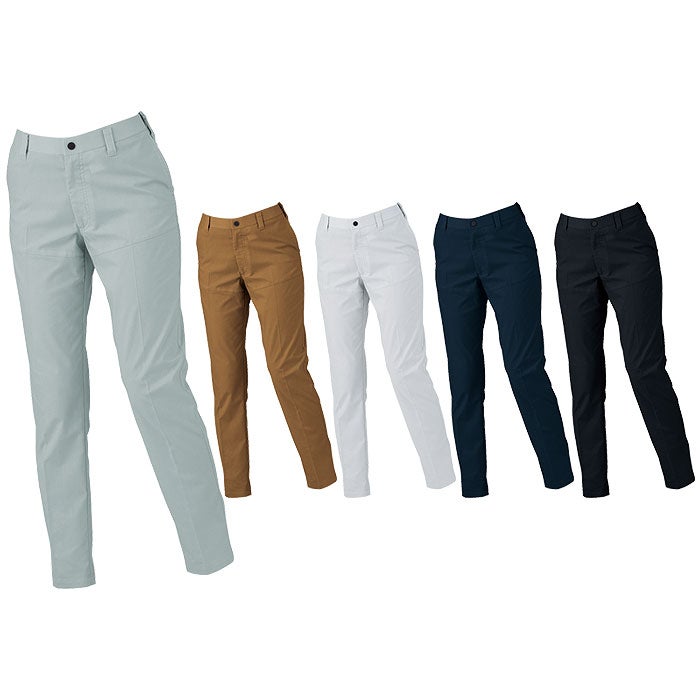 1537 レディースピタリティスラックス XEBEC ジーベック 春夏 作業服 作業着 7号～19号 ポリエステル69％・綿31％ バイオストレッチドビー