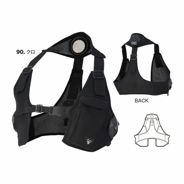 33008 ペルチェベストセット バッテリー付き ジーベック XEBEC 春夏 作業服 作業着 S～6L ペルチェ素子