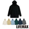 MS2132 ドライストレッチプルオーバーパーカ（ポリジン加工） LIFEMAX BONMAX 作業服 作業着 カジュアルウェア S～XXXL ポリエステル70％・レーヨン25％・ポリウレタン5％ ダンボールニット