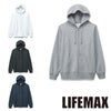 MS2113 10オンスフルジップパーカ LIFEMAX BONMAX 作業服 作業着 カジュアルウェア XS～XXL 綿52％・ポリエステル48％ 裏起毛