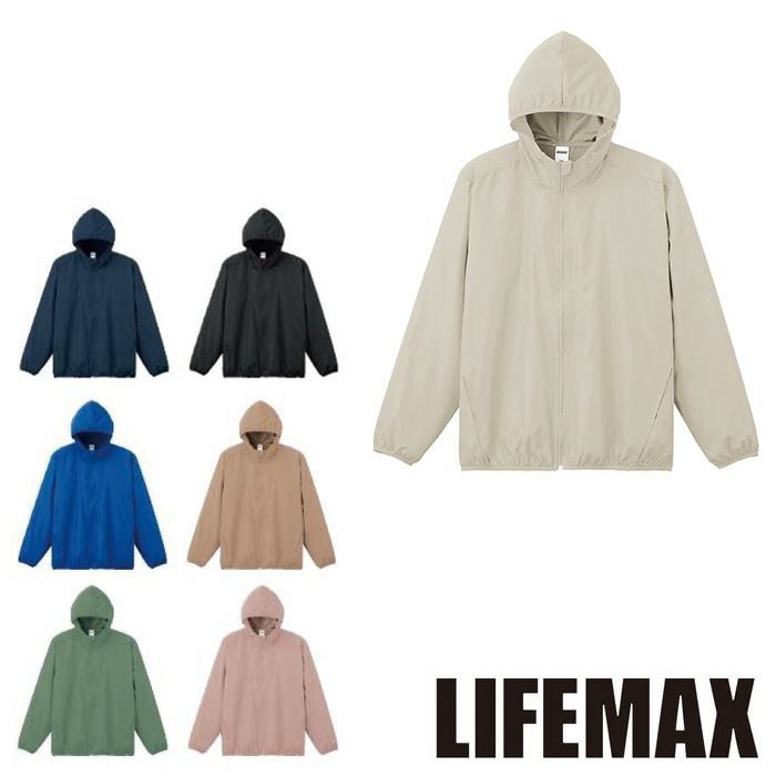 MJ0086 リサイクルタフタフーデッドジャケット LIFEMAX BONMAX 作業服 作業着 カジュアルウェア S～XXL ポリエステル100％ タフタ