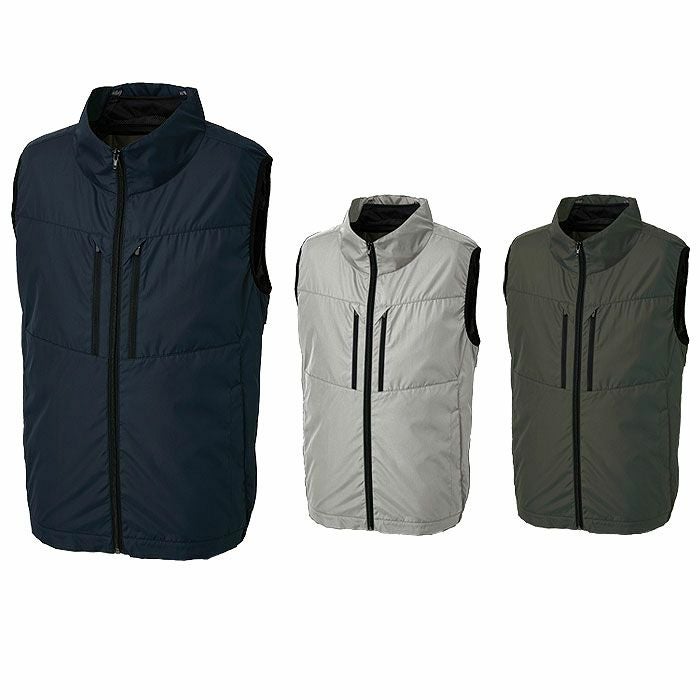 KF92512 チタン加工ベスト フルハーネス対応 サンエス SUN-S 空調風神服専用 春夏 作業服 作業着 S～5L ポリエステル100％