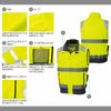 KF92522 Hi-Visベスト サンエス SUN-S 空調風神服専用 春夏 作業服 作業着 S～6L ポリエステル100％