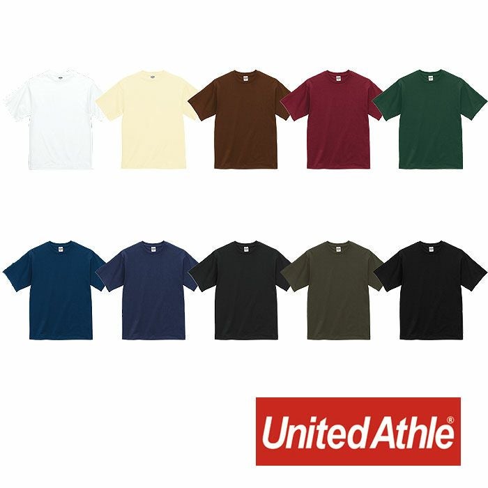 1100-01 6.2オンスファインジャージーTシャツ UnitedAthle ユナイテッドアスレ 作業服 作業着 S~XXL 綿100％