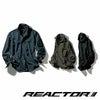 RE22519 長袖シャツ SUN-S サンエス REACTOR 作業服 作業着 オールシーズン S～5L ポリエステル99％・複合繊維1％ ポリエステルツイル