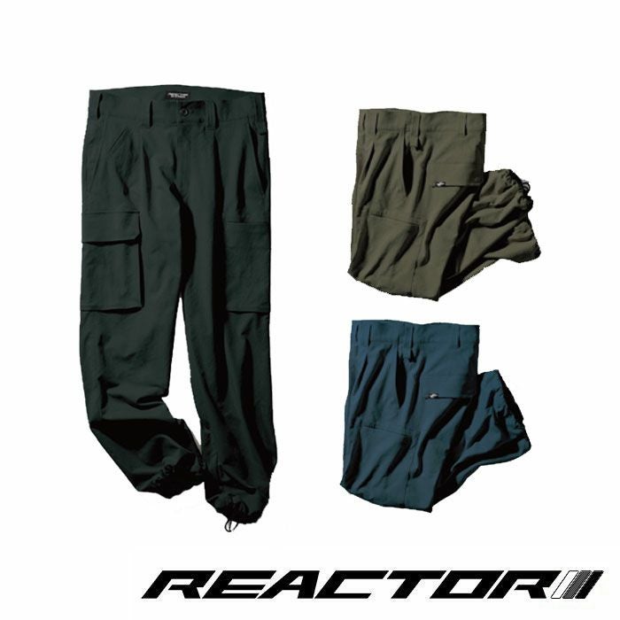 RE22515 カーゴパンツ SUN-S サンエス REACTOR 作業服 作業着 オールシーズン S～4L ポリエステル99％・複合繊維1％ ポリエステルツイル