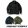 RE22521 長袖ブルゾン SUN-S サンエス REACTOR 作業服 作業着 オールシーズン S～5L 綿97％・ポリウレタン2％・複合繊維1％ 綿ストレッチドビー