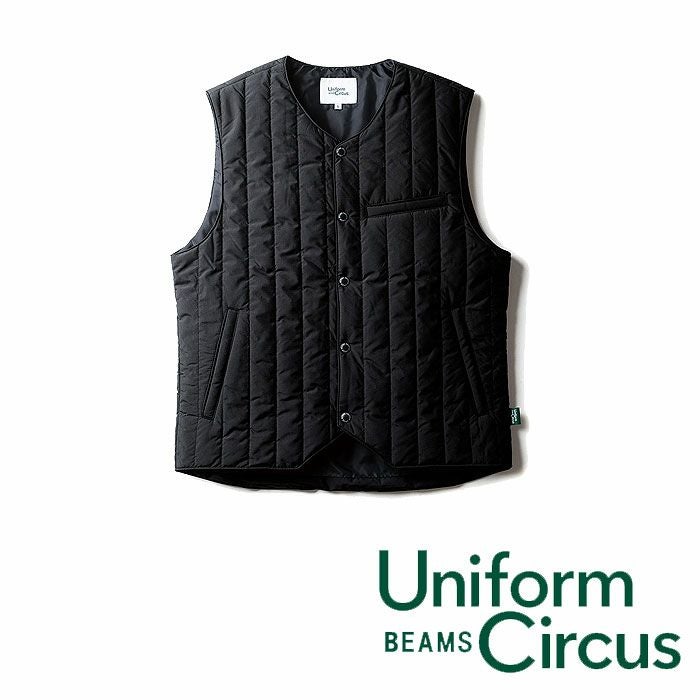 U7734-06 防寒ベスト Uniform Circus BEAMS ユニフォームサーカスビームス 防寒着 防寒ウェア 作業服 作業着 S～5L ポリエステル100％