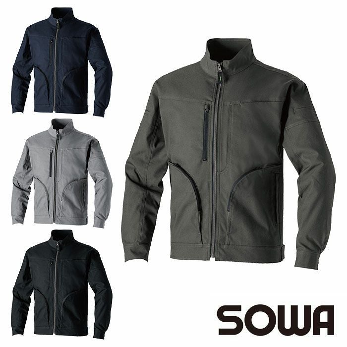 桑和|SOWA|3052-00 長袖ブルゾン|作業服専門店SSS-UNIFORM
